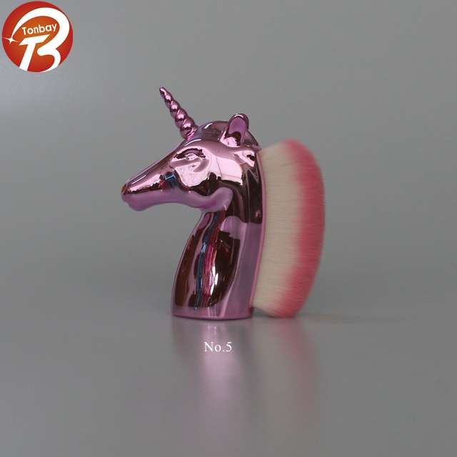 2019 NEW ARRIVAL WHOLE SALES COLORFUL HORSE SHAPED Multipurpose Cosmetic brush