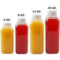 BDPAK China Supplier Large Quantity In Stock Ready To Ship 4Oz 8Oz 12Oz 16Oz Pet Portable Empty Plastic Bottle For Juice