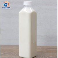 1.5L Large Capacity Bottle Clear PET Square Cold Press Juice Empty Bottles Plastic Bottle